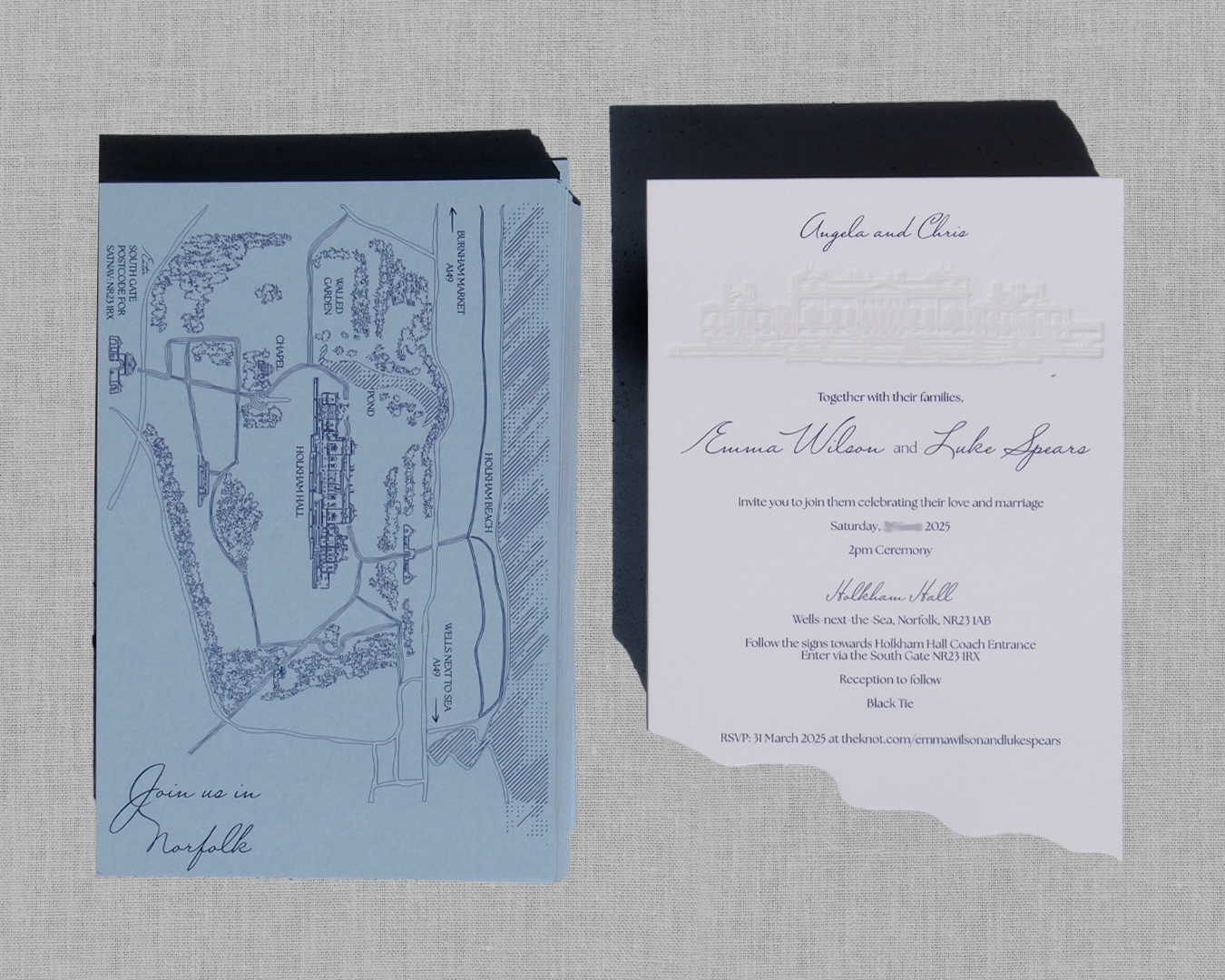 Emma and Lukes Amazing Wedding Invitations