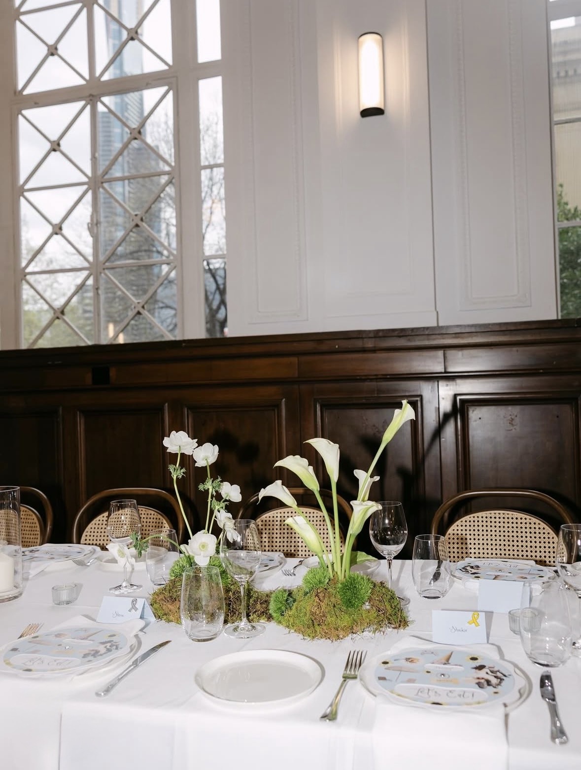 The head table for megan and omer