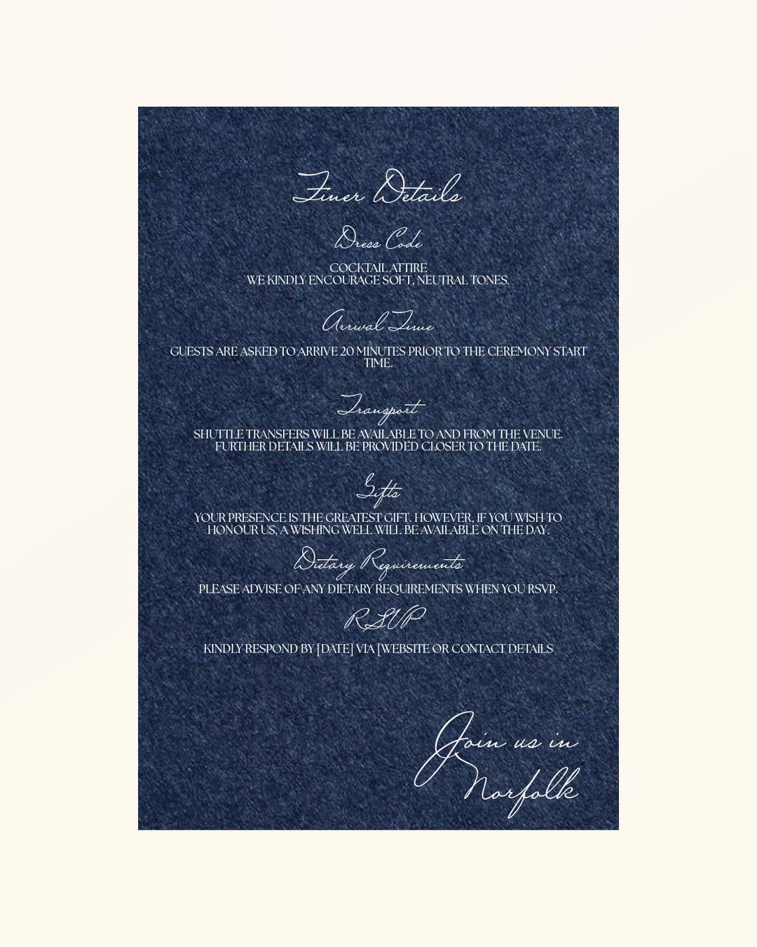 Aegean: Finer Details Card - Version B