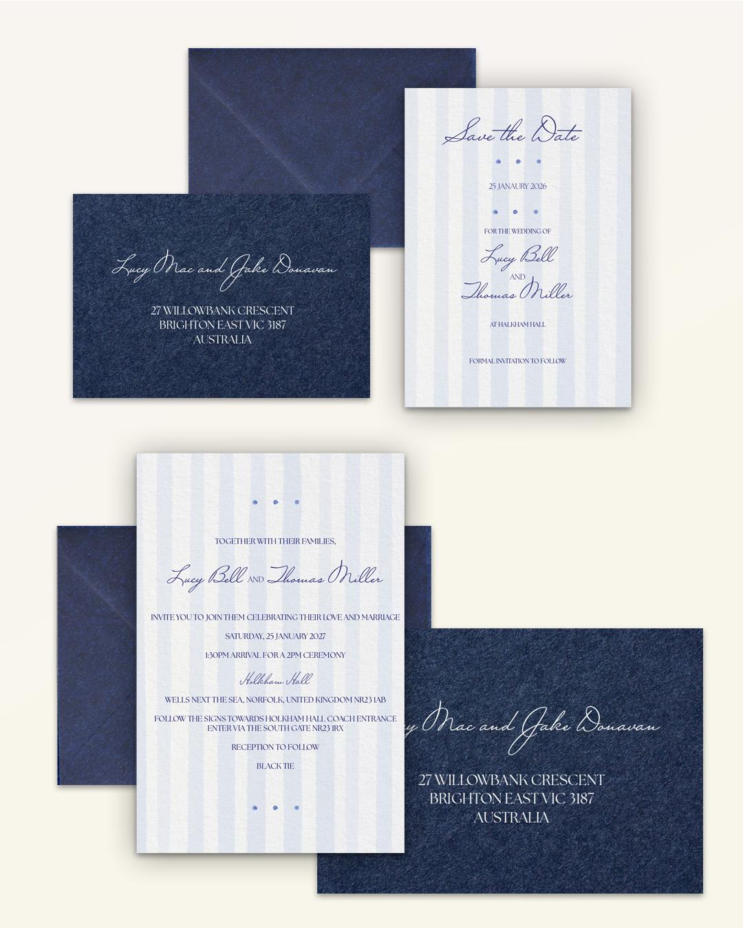 Aegean: Full Invitation Suite - Bundle B