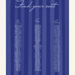 Aegean: Seating Chart - Version B
