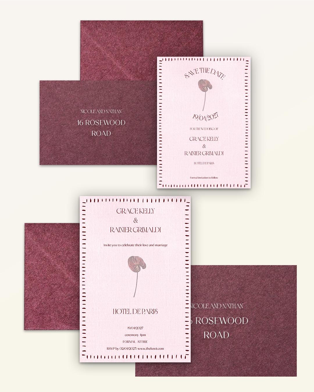 Anthurium: Full Invitation Suite - Bundle C