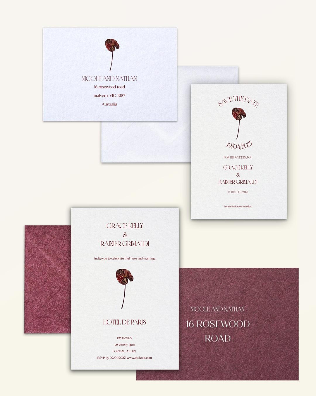 Anthurium: Full Invitation Suite - Bundle A