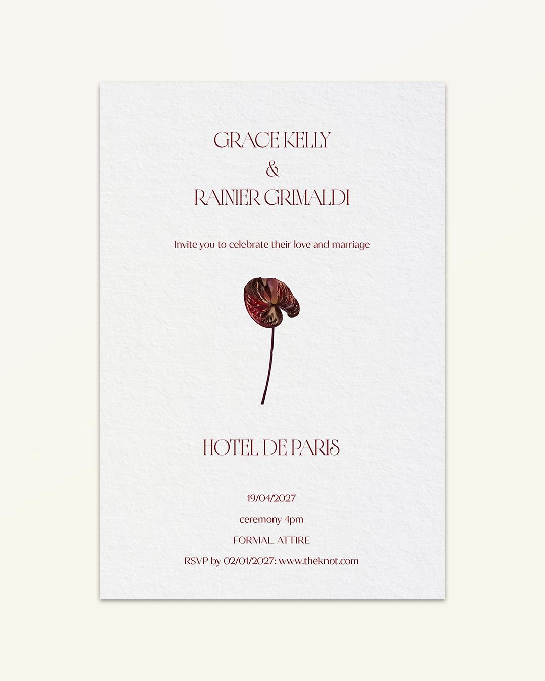 Anthurium: Invitation - Version A