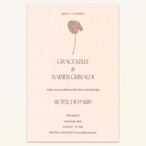 Anthurium: Invitation - Version B