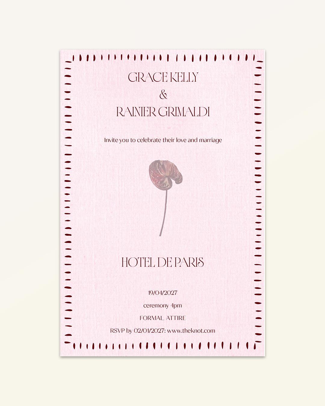 Anthurium: Invitation - Version C