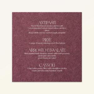 Anthurium: Menu - Version A