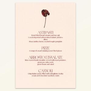 Anthurium: Menu - Version D
