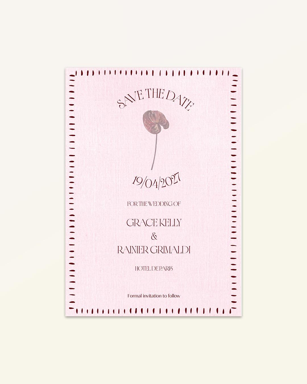 Anthurium: Save the Date - Version C