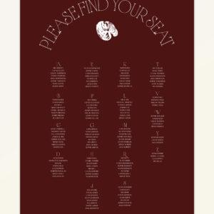 Anthurium: Seating Chart - Version B