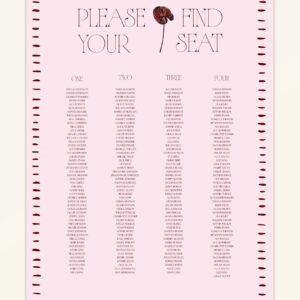 Anthurium: Seating Chart - Version C