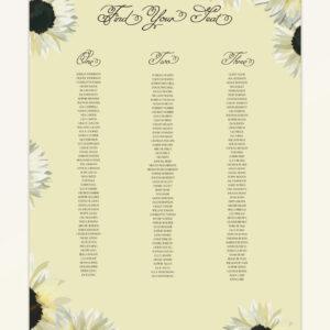 Harvest: Seating Chart - Version B