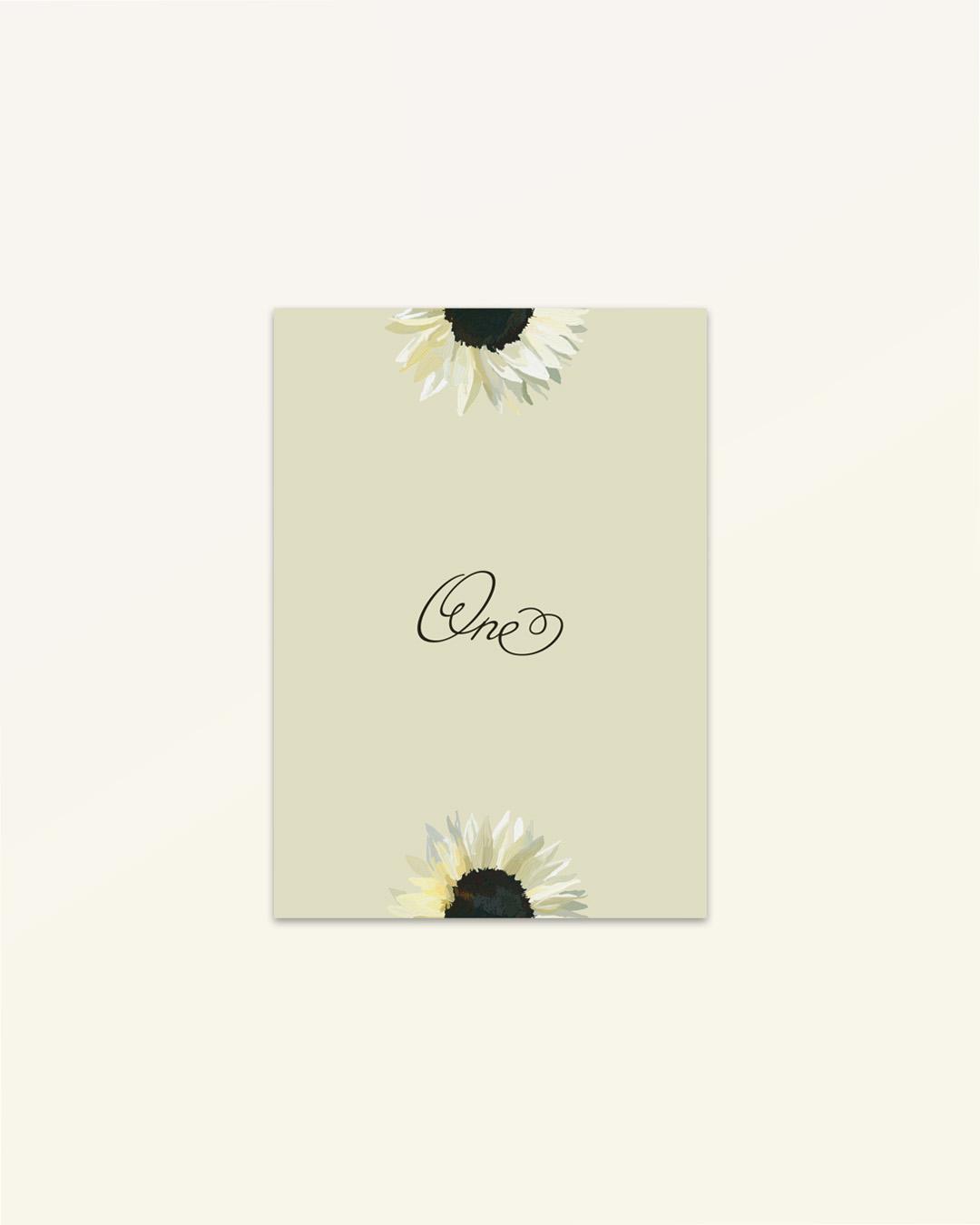 Harvest: Table Numbers - Version A