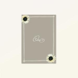 Harvest: Table Numbers - Version C