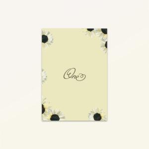 Harvest: Table Numbers - Version D