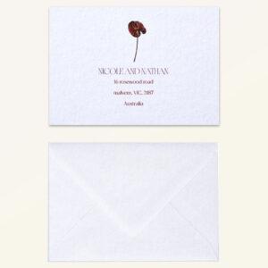 Anthurium: Invitation Envelope - Version B